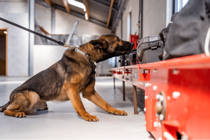 explosive detection dogs for sale